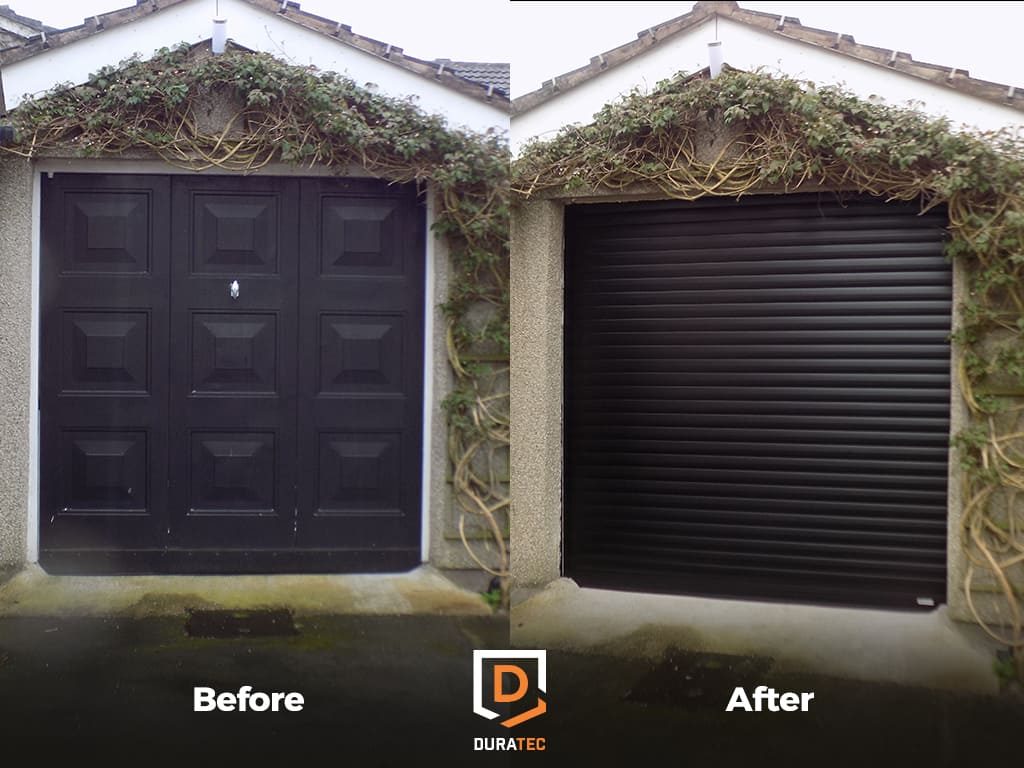 SeceuroGlide Garage Door Installation Before and After